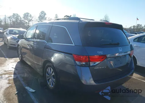 2014 Honda Odyssey Ex-L z USA, uszkodzony, nr VIN 5FNRL5H68EB013396